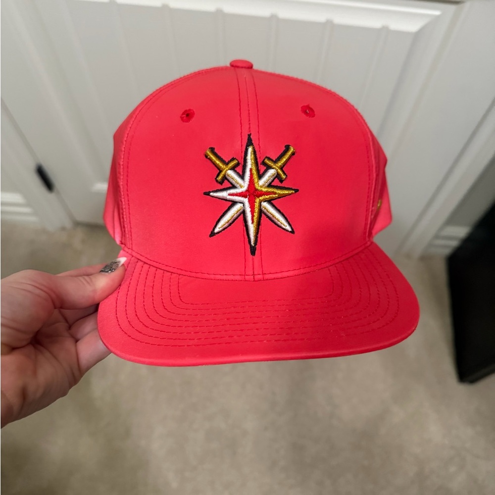 Zephyr Red Starburst Embroidered Hat